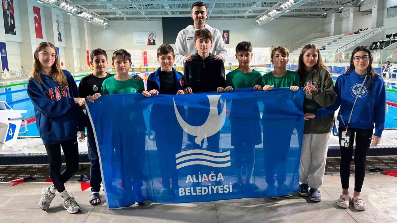 Aliağalı yüzücüler Türkiye finallerine kaldı
