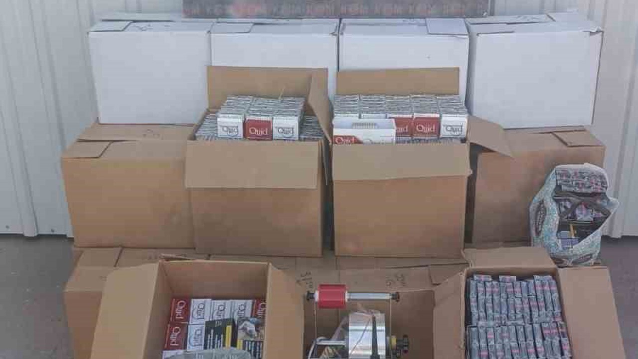 Aydın’da kaçak sigara operasyonu: 260 bin dolu makaron ele geçirildi
