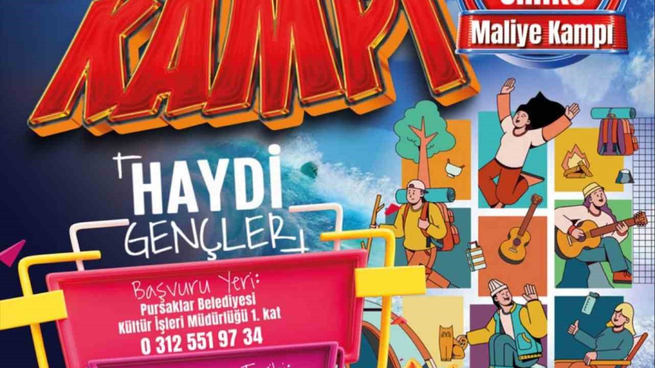 Pursaklar’ın genç kızları gençlik kampına gidiyor
