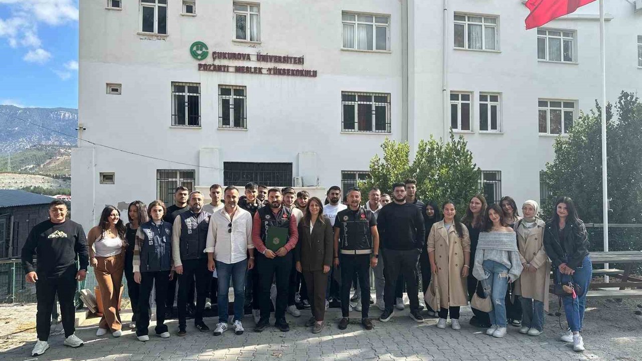 Pozantı’da ’Narkogençlik ve Bağımlılıkla Mücadele’ eğitimi
