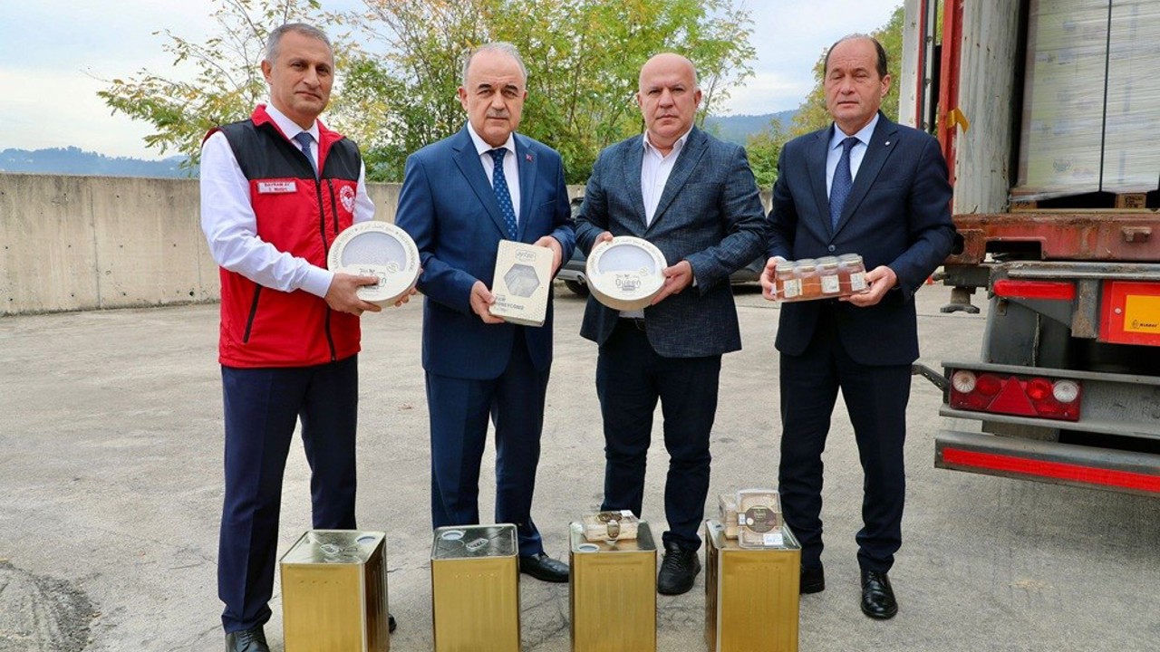 Ordu’dan İngiltere’ye 9 ton bal ihracatı

