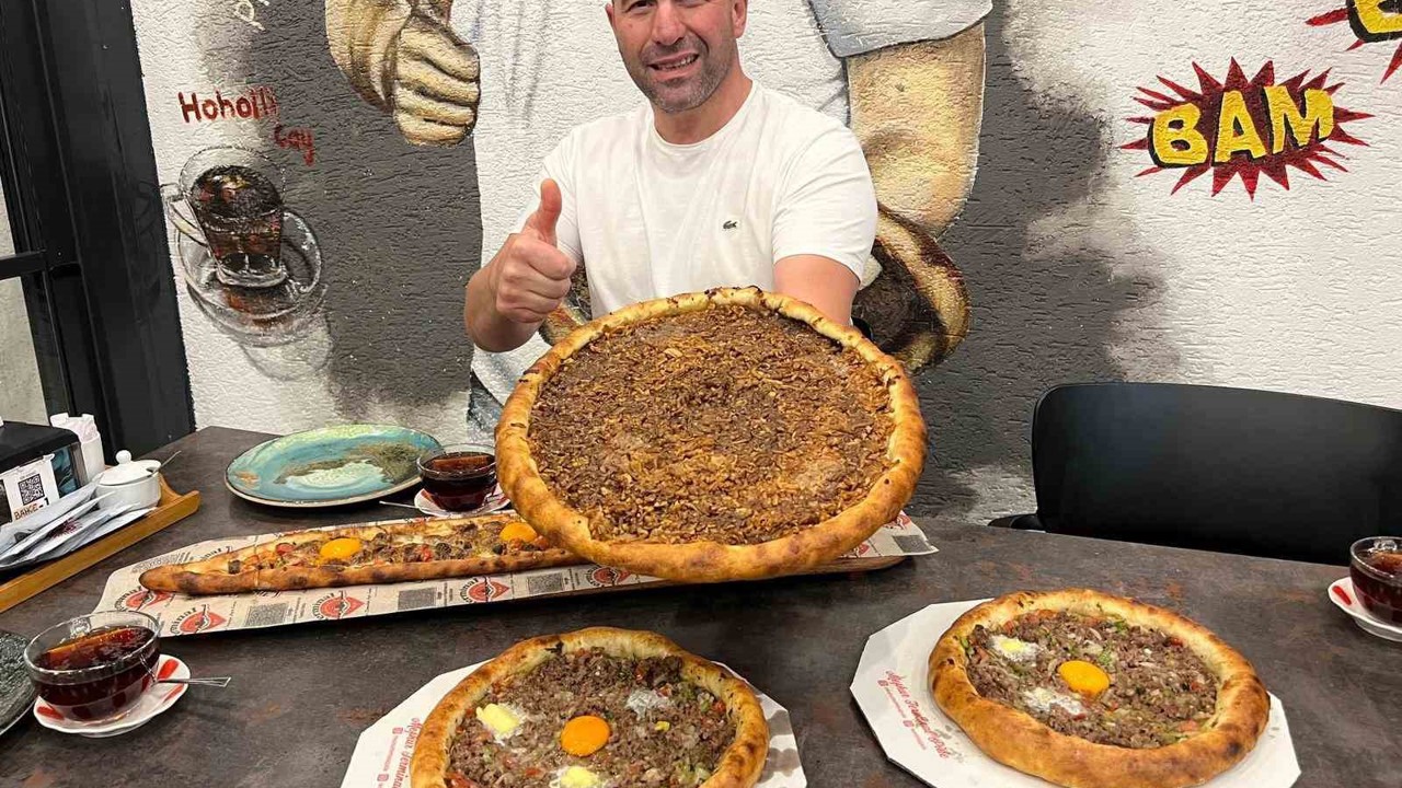 Pidenin bu kez elmalısını yaptılar
