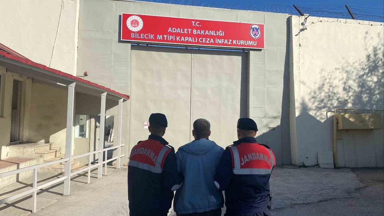 Bilecik’te 3 yıl 9 ay hapis cezası bulunan şahıs jandarma tarafından yakalandı
