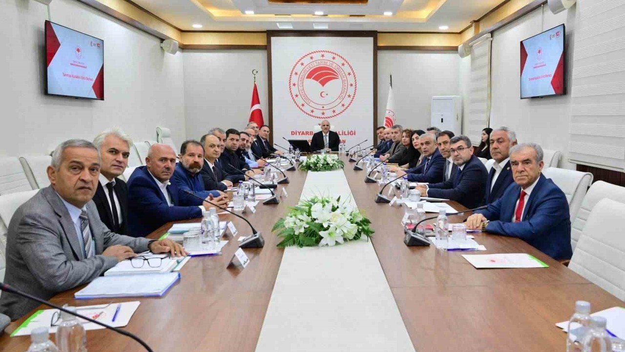 Diyarbakır’da kuraklıkla mücadelede mevcut durum değerlendirildi
