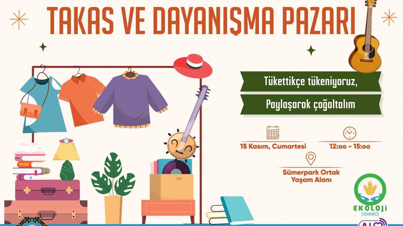 Diyarbakır’da ’Takas Pazarı’ etkinliği düzenlenecek
