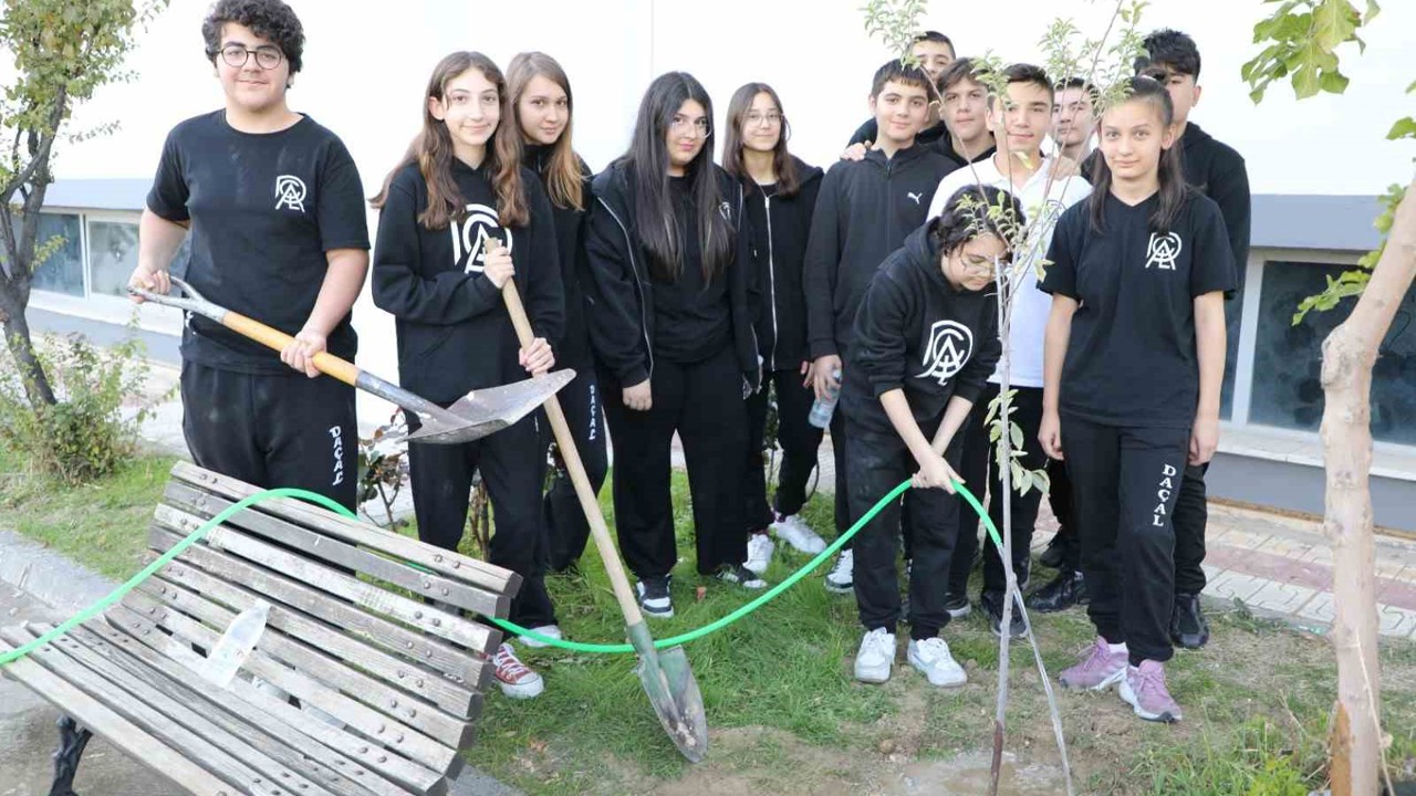 Öğrenciler iklim değişikliğine dikkat çekti
