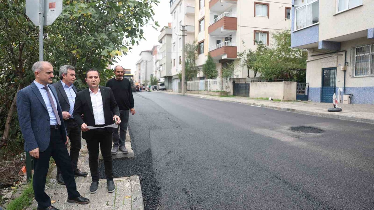 Çayırova’da 3 mahallede yol yenileme çalışması
