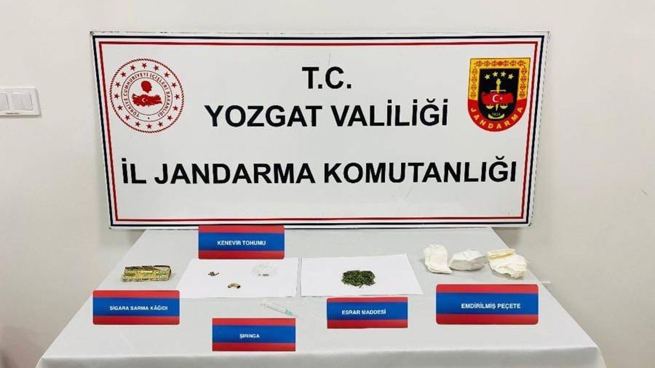 Yozgat’ta uyuşturucu madde kullanan şahıslar yakalandı
