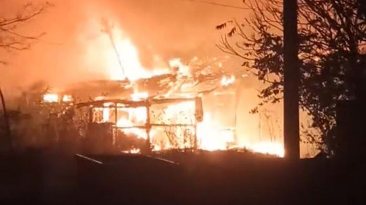 Tekirdağ’da iş yerinde korkutan yangın
