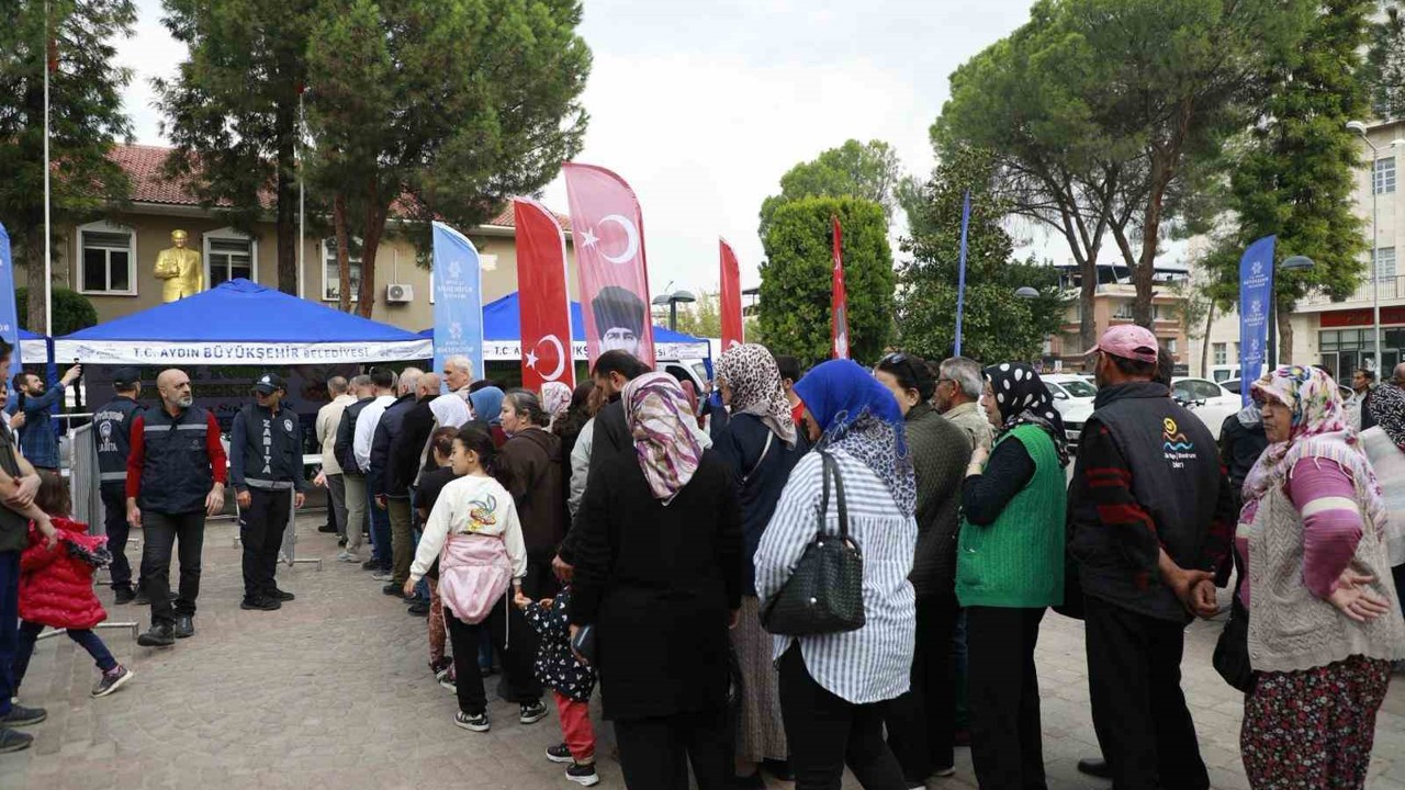 Büyükşehir’in ata tohumlarına Çine’de yoğun ilgi
