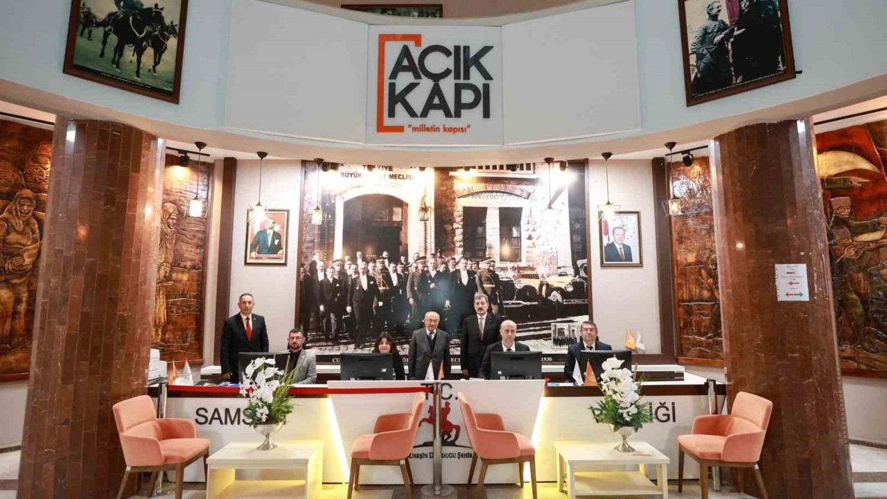 Samsun’da 3 bin 222 vatandaş Açık Kapı’ya başvurdu, tümü sonuçlandı
