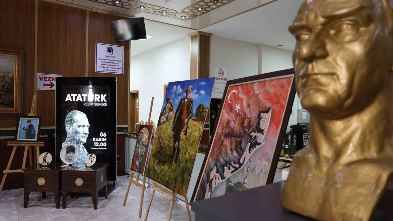 Yunusemre’den Atatürk anısına anlamlı sergi
