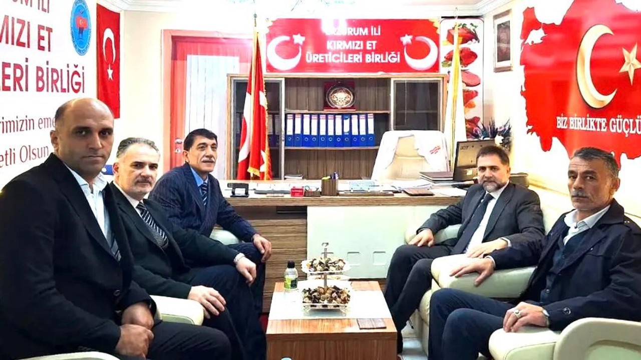 Yakutiye Belediye Başkanı Uçar, Kırmızı Et Üreticileri Birliği’ni ziyaret etti
