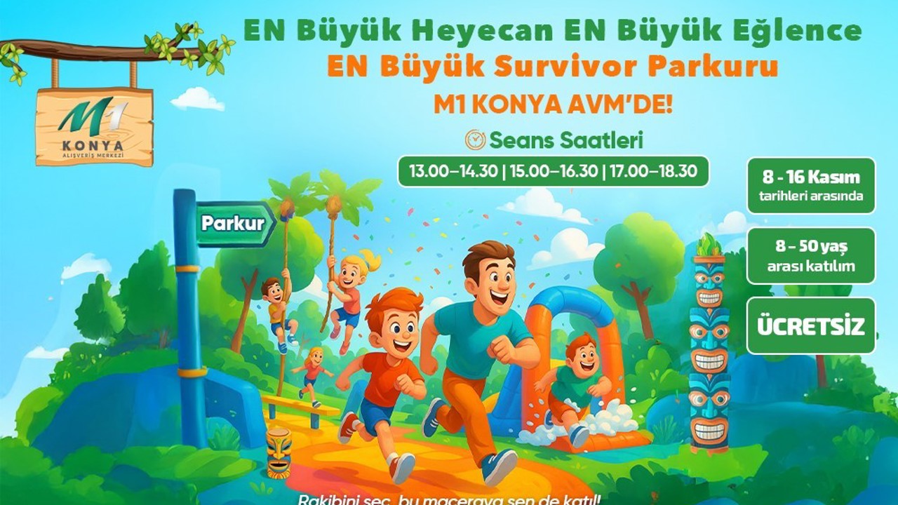 Survivor heyecanı M1 Konya AVM’ye taşınıyor
