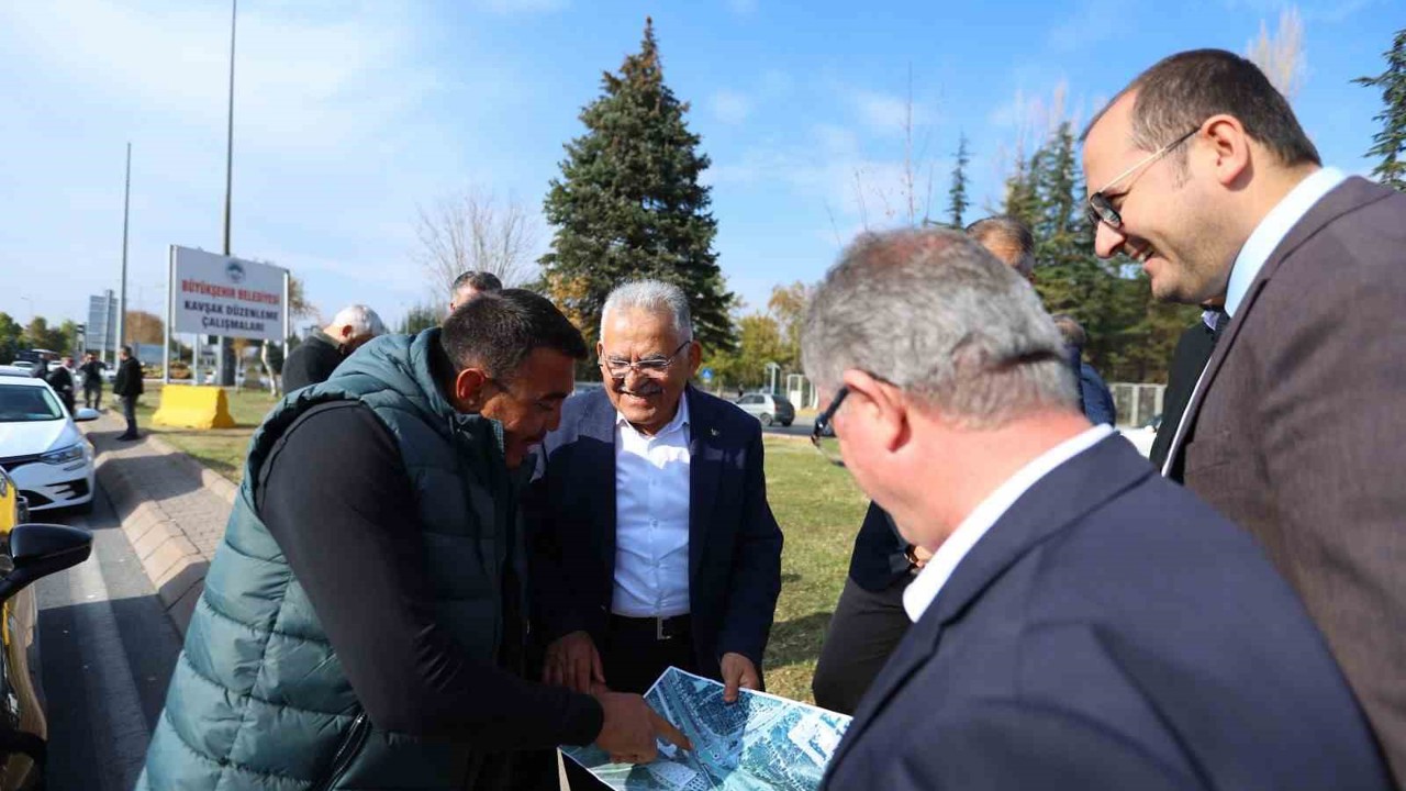 ERÜ Kavşağı’ndaki çalışma devam ediyor

