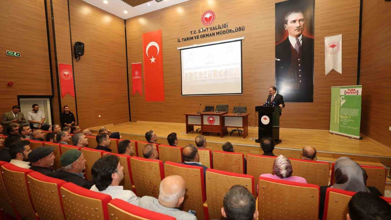 Siirt’te coğrafi işaretler farkındalık konferansı düzenlendi

