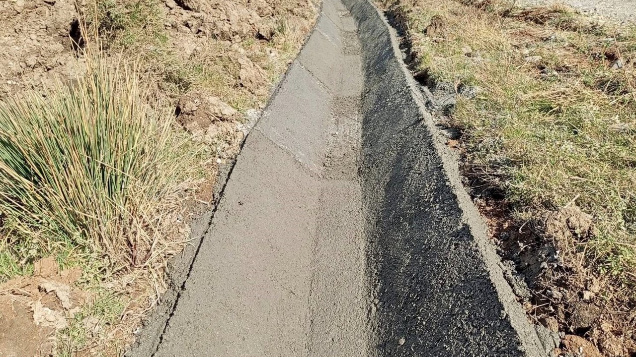 Kepenek köyü sulama tesisi tamamlandı
