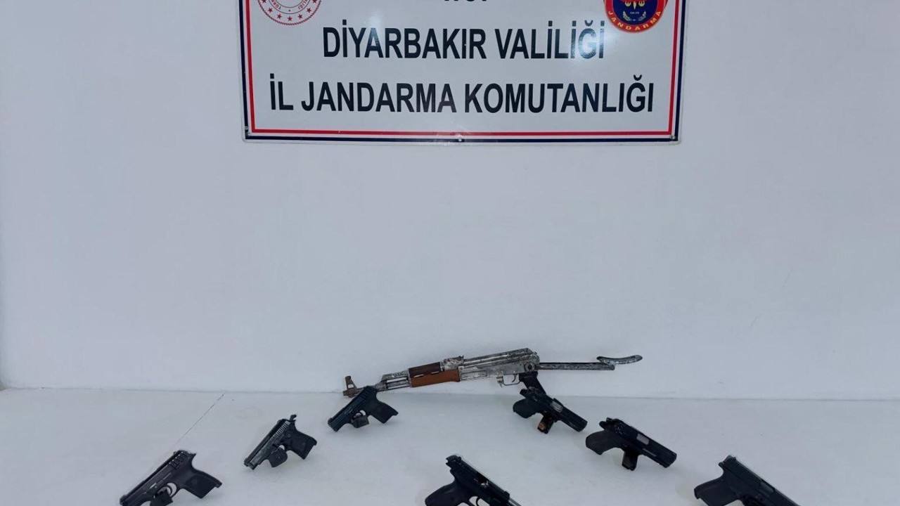Diyarbakır’da ruhsatsız silah operasyonu

