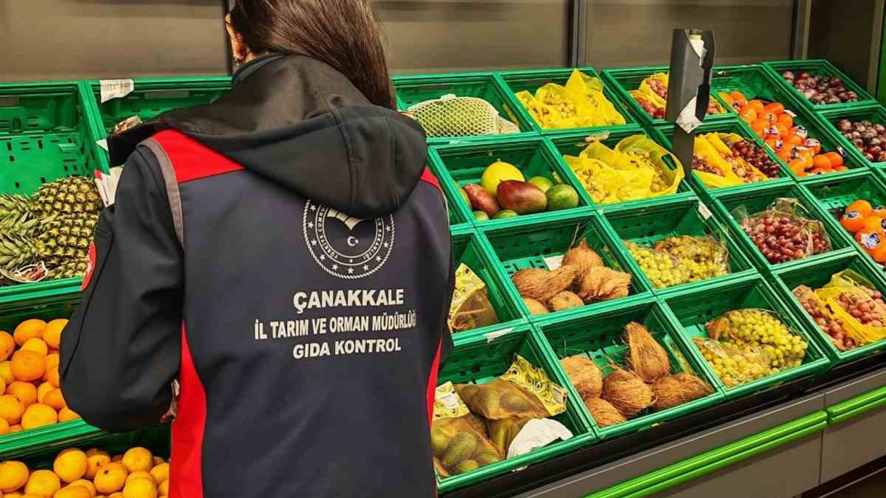 Çanakkale’de gıda denetimi
