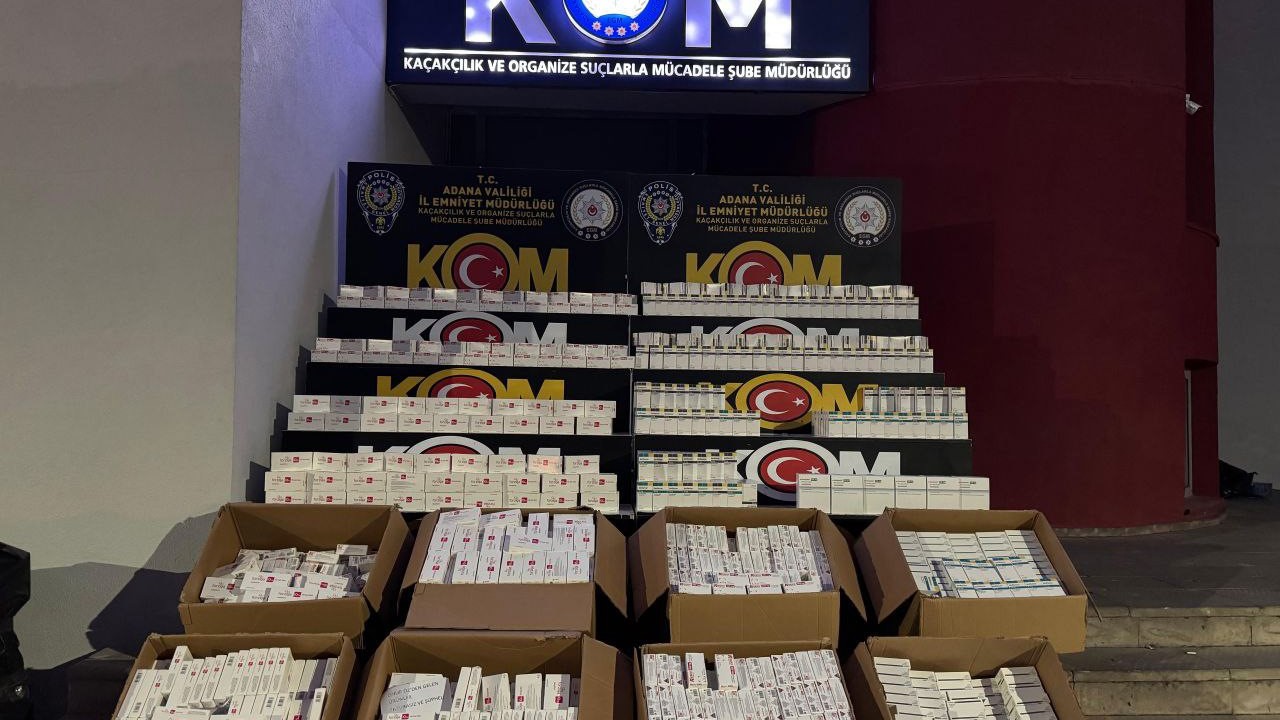 Adana’da kaçak ilaç operasyonu
