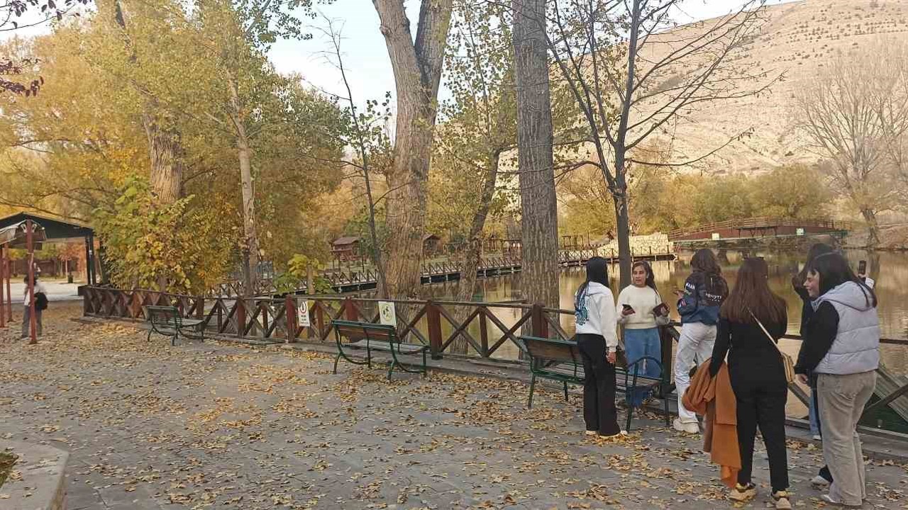 Gökpınar gölü öğrencileri ağırladı
