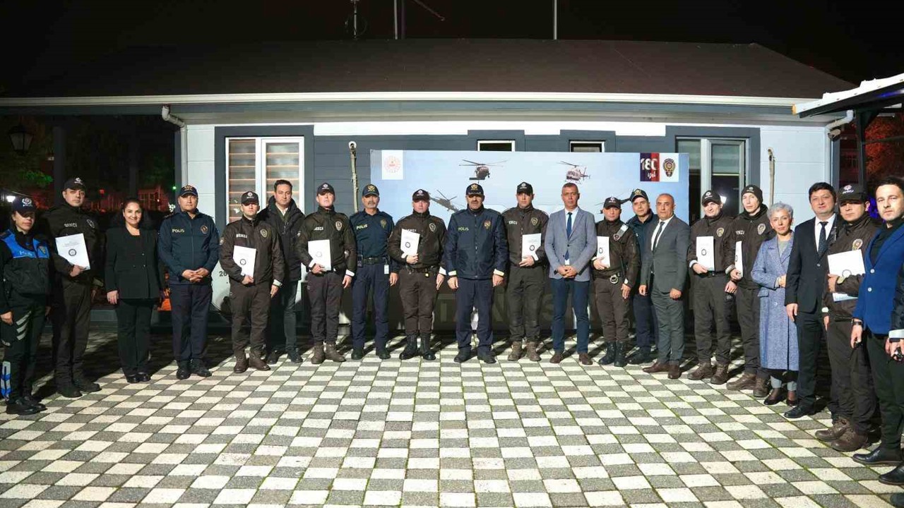 Tekirdağ’da başarılı bekçilere teşekkür belgesi verildi
