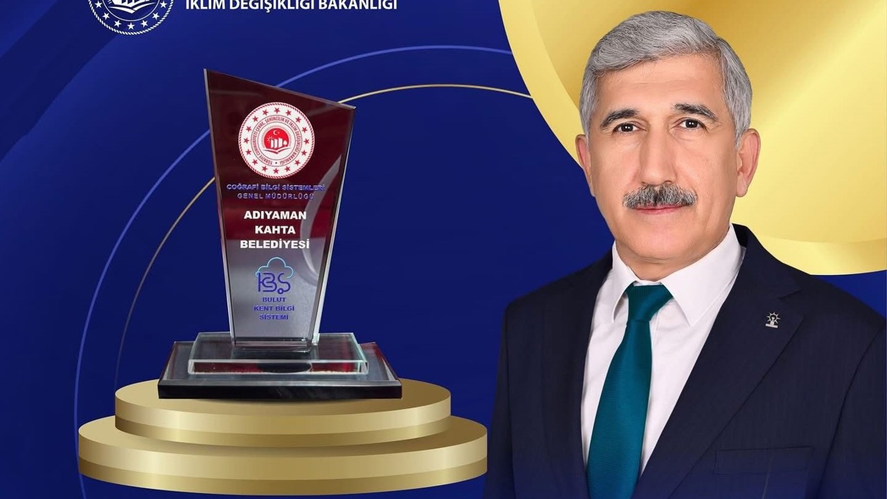 Kahta Belediyesi’ne Dijital Belediyecilikte "Başarı Ödülü" verildi
