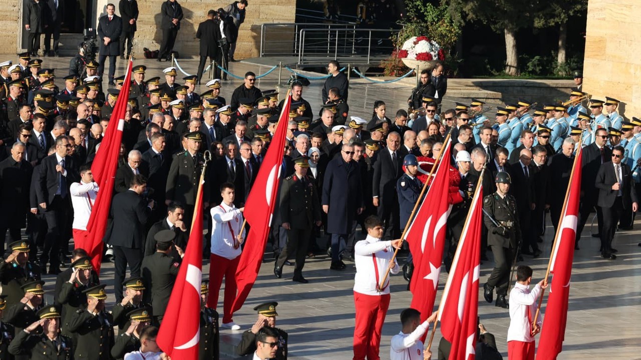 Anıtkabir’de 10 Kasım töreni düzenlendi

