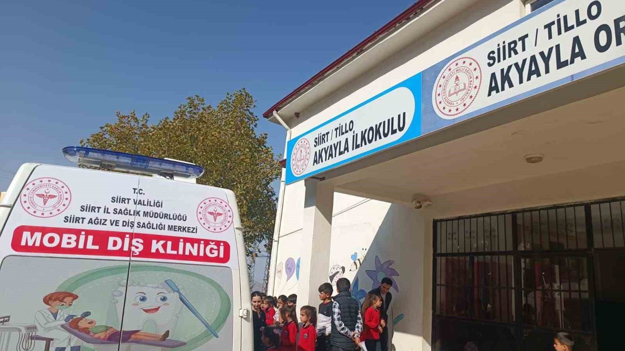 Siirt’te mobil diş sağlığı hizmeti
