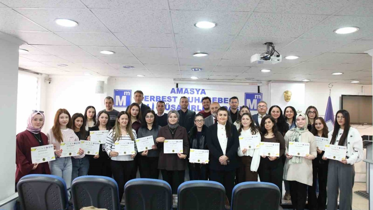 Amasya’da kadınlara yönelik dijital muhasebe eğitimi tamamlandı
