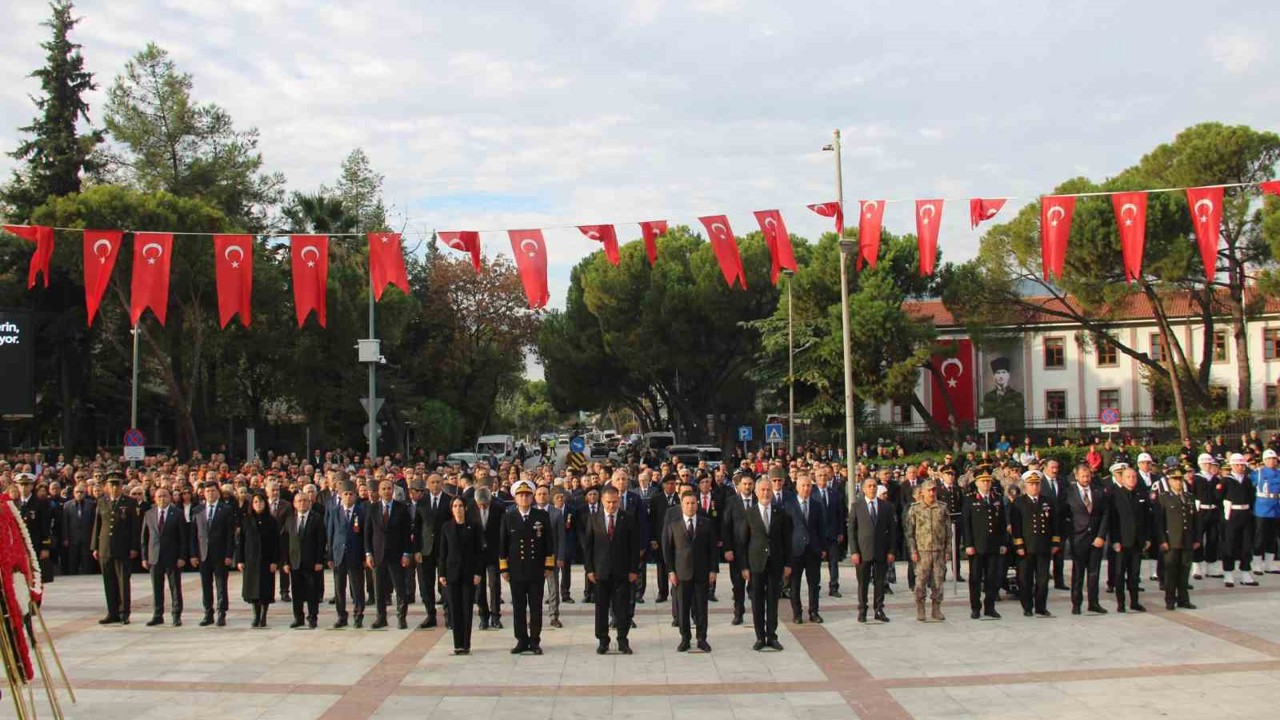 Muğla’da Atatürk, törenlerle anıldı
