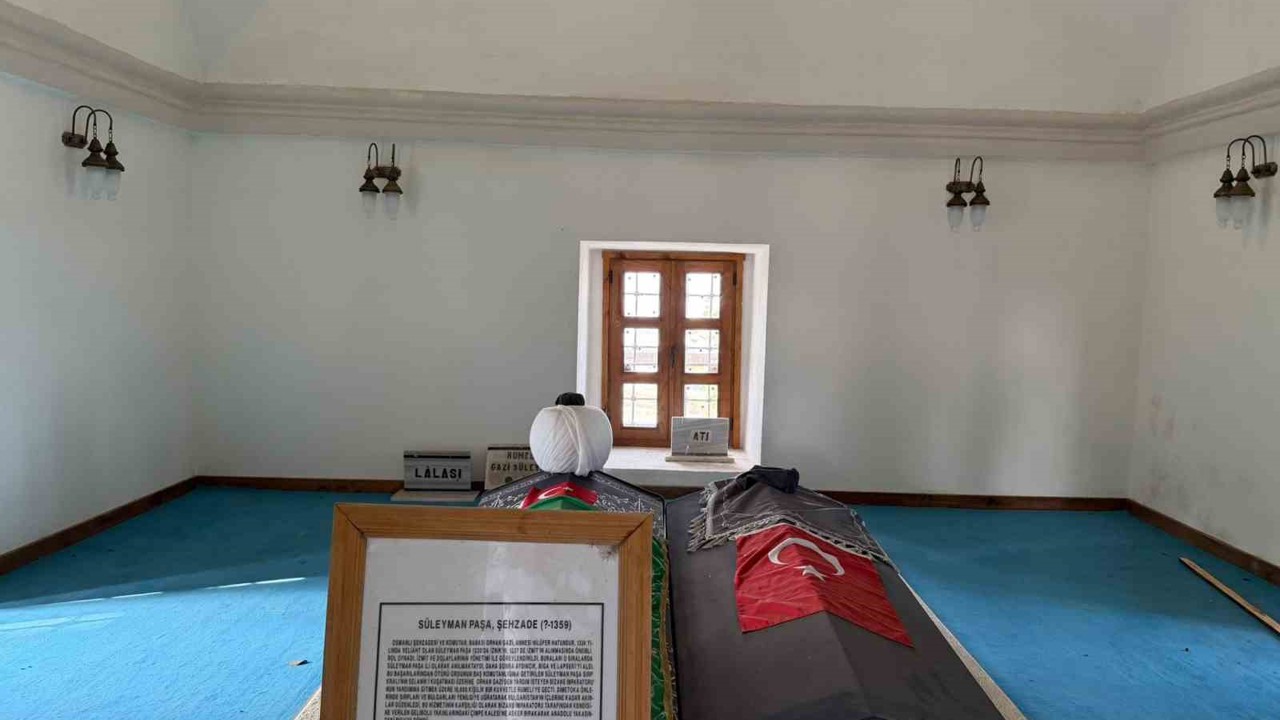 Rumeli Fatihi Gazi Süleyman Paşa’nın türbesine çevre düzenlemesi

