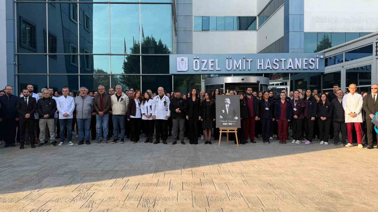 Özel Ümit’te Atatürk 87’nci ölüm yıldönümünde anıldı
