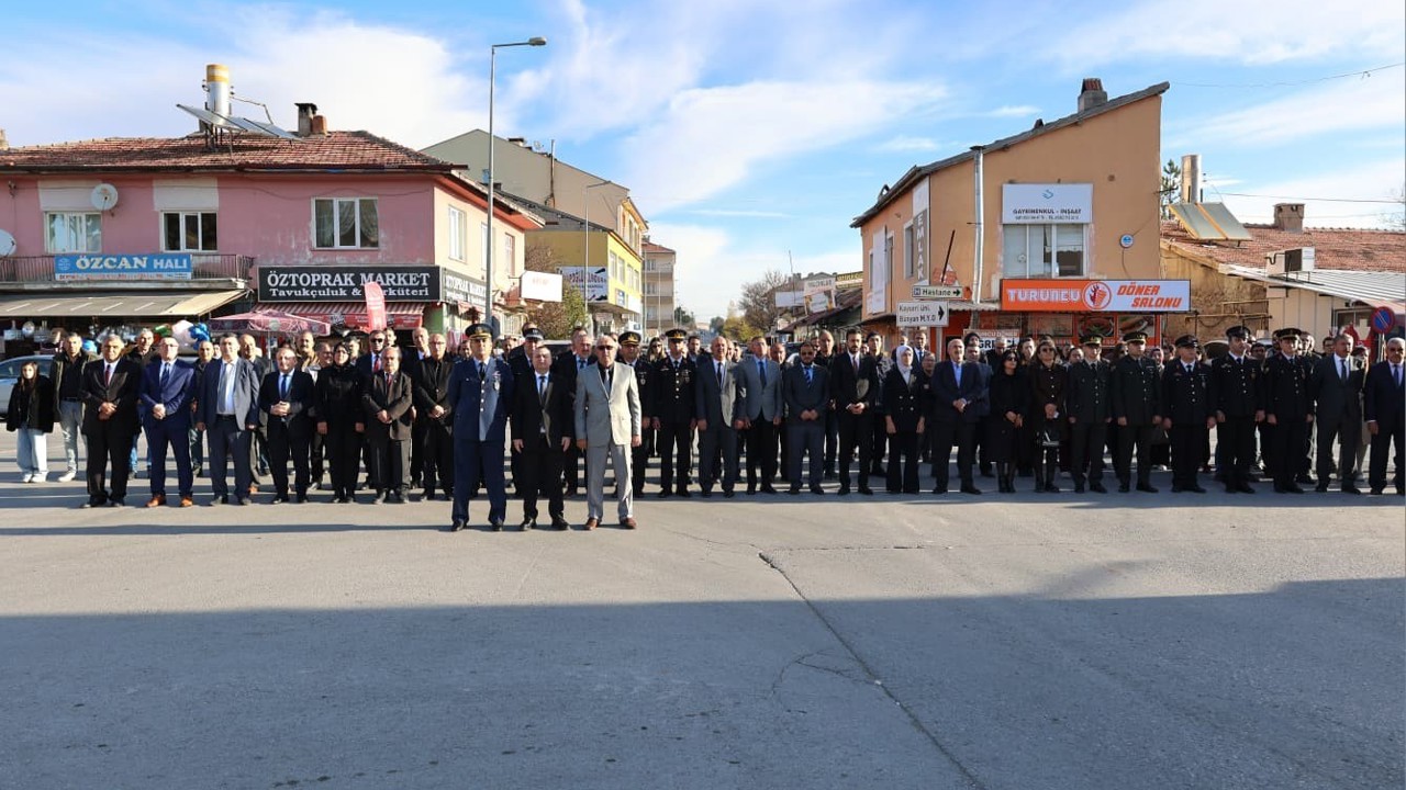 Bünyan’da 10 Kasım Atatürk’ü anma programı düzenlendi
