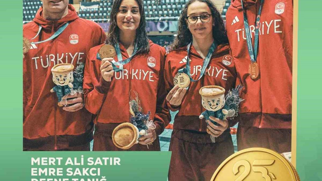 Türkiye, yüzmede 6 altın, 2 gümüş, 1 bronz madalya kazandı
