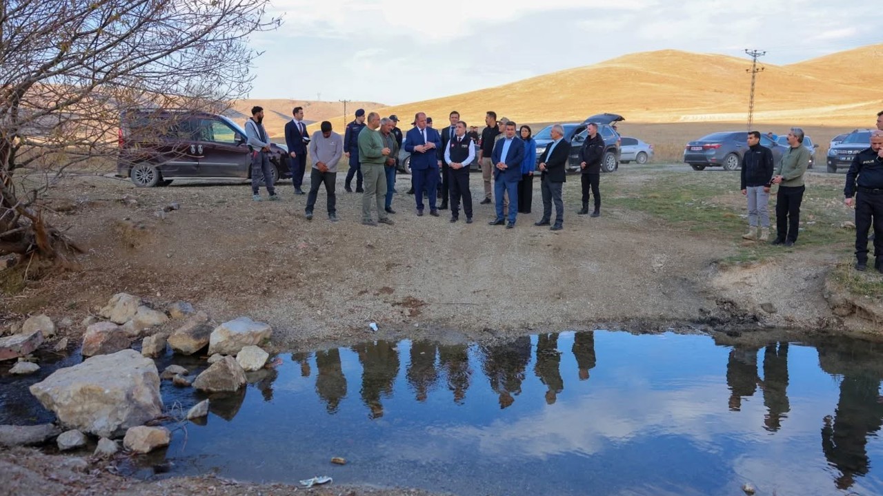 Çatalçeşme köyü içme suyu projesinde çalışmalar sürüyor
