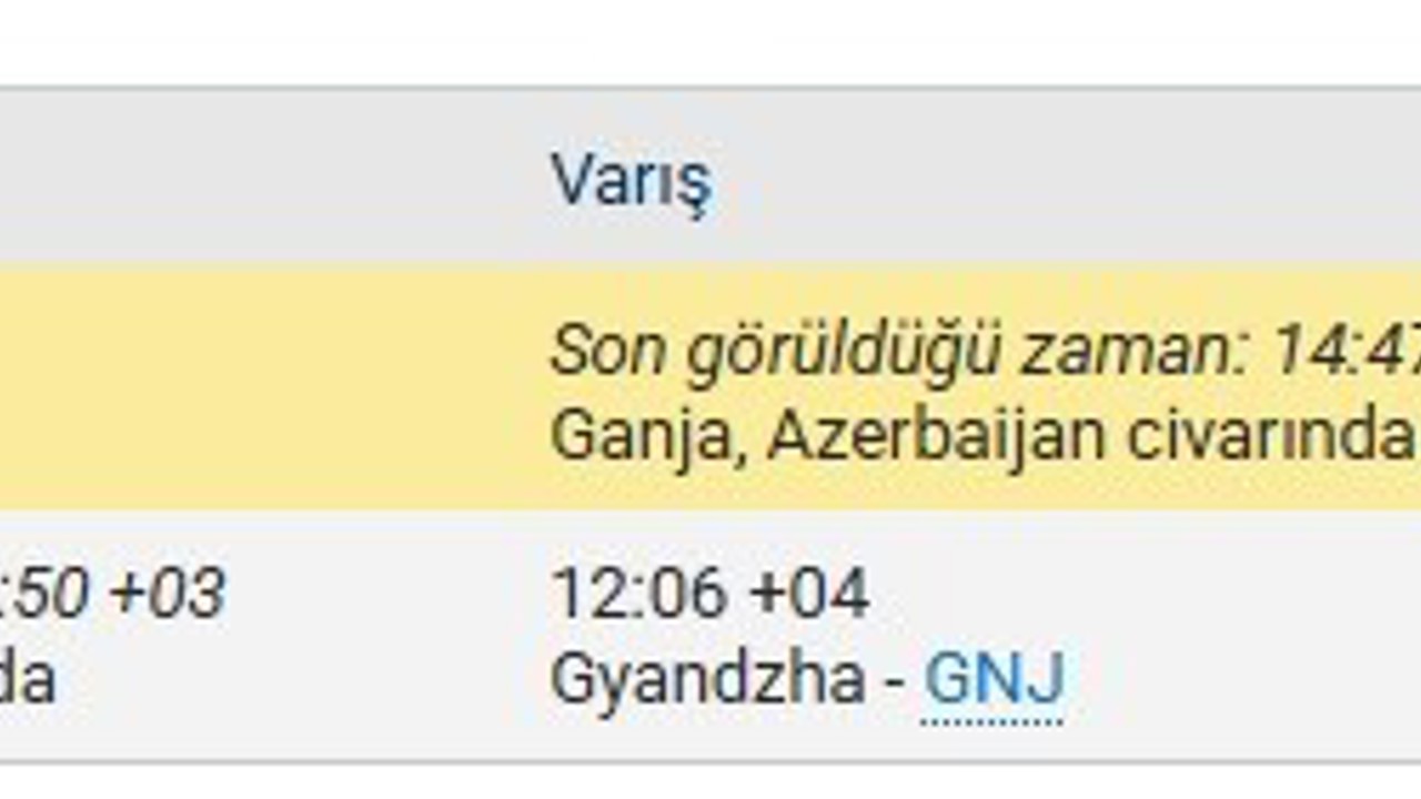 Düşen kargo uçağının kalkıştan 27 dakika sonra radardan kaybolduğu ortaya çıktı
