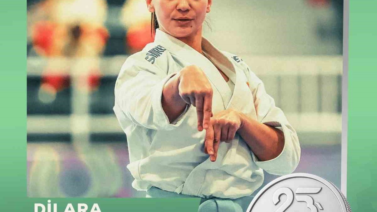Dilara Bozan’dan gümüş madalya
