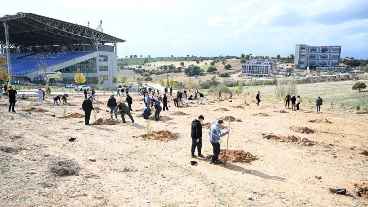 Uşak Üniversitesi, Milli Ağaçlandırma Günü’nde yeşil gelecek için el ele verdi
