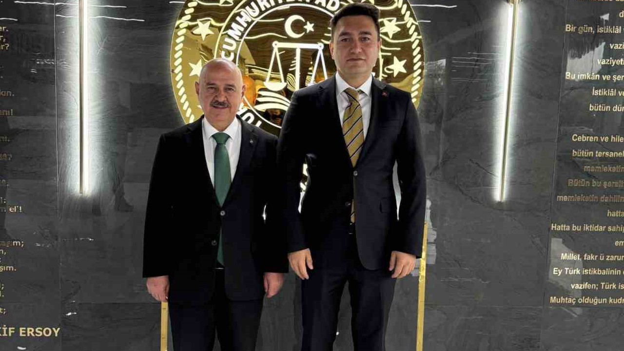 Rektör Sözbir ile Başsavcı Emre bir araya geldi
