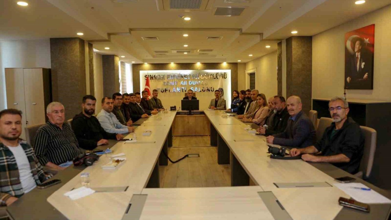 Şırnak Emniyet Müdürü Sazak, "Asayiş olayları ile anılmayacak, en huzurlu şehir olacağız"
