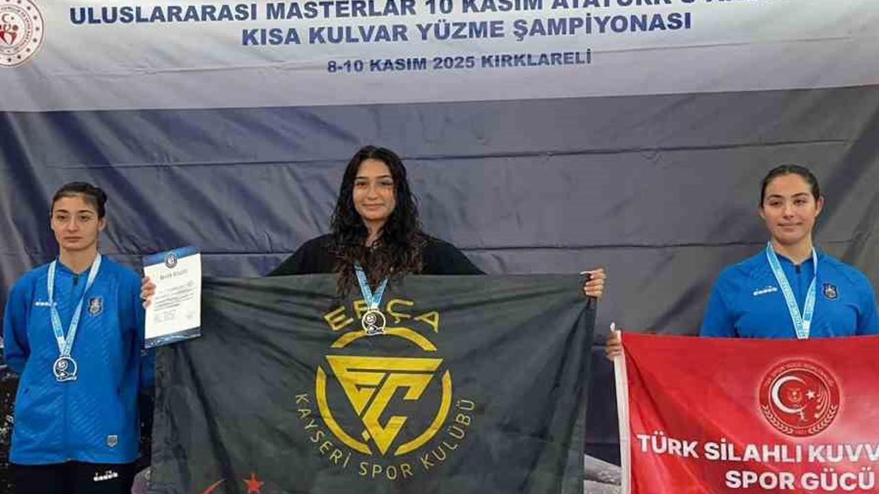 Sudenas Çakmak, 3 kez Türkiye rekoru kırdı

