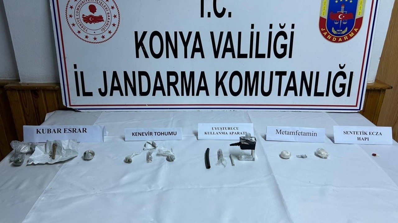 Konya’da jandarmadan uyuşturucu operasyonu: 1 tutuklama
