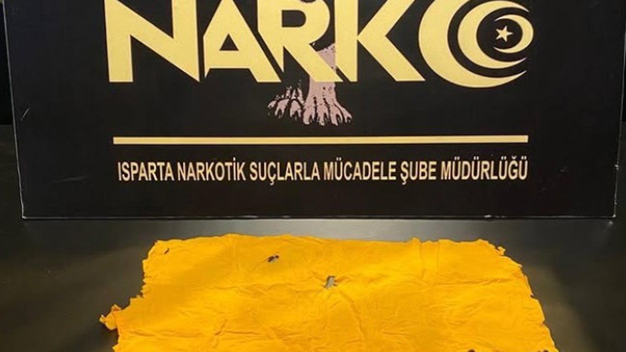 Isparta’da 3 bin 351 adet kâğıda emdirilmiş uyuşturucu ele geçirildi

