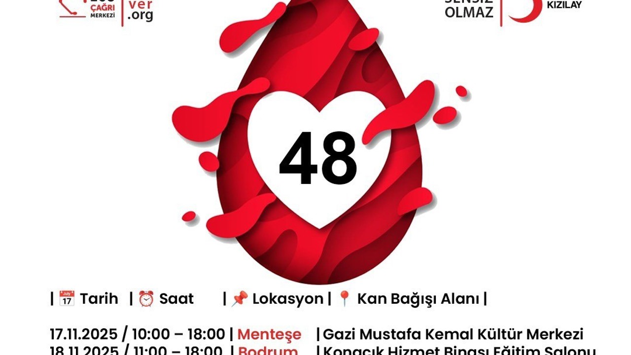Muğla Büyükşehir Belediyesi’nden Kızılay’a kan bağışı desteği
