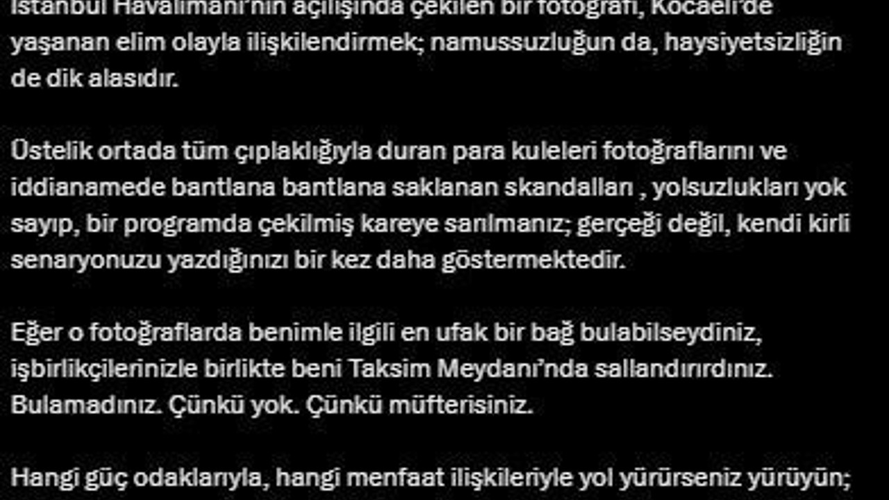 Süleyman Soylu: "Kin ve nefretinizde boğulun"
