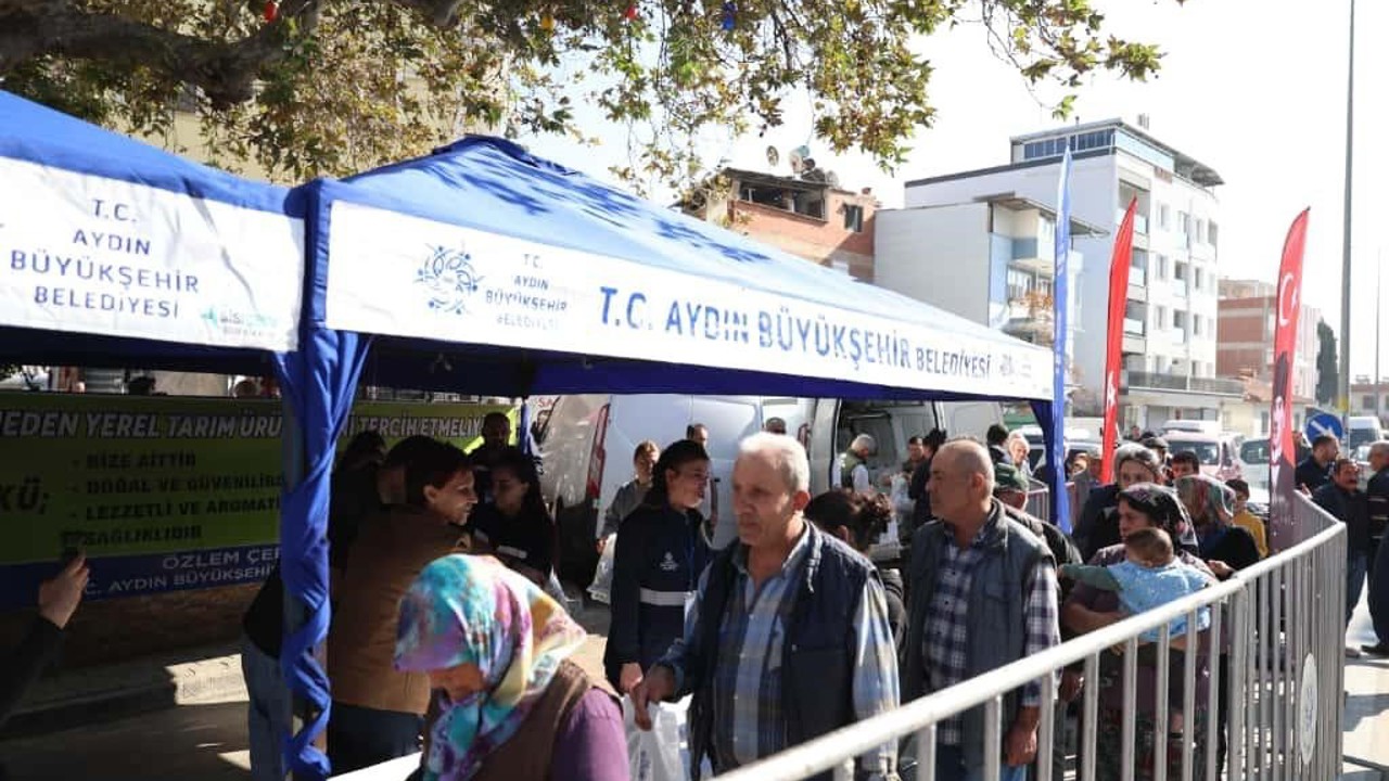 Aydın Büyükşehir kışlık fideleri Germencikliler ile buluşturdu
