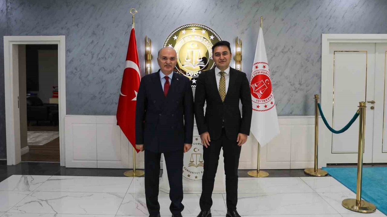 Başkan Özlü, Başsavcı Emre ile bir araya geldi
