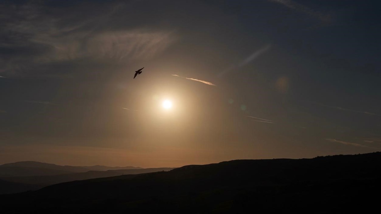 Çankırı’da kartpostallık gün batımı manzarası
