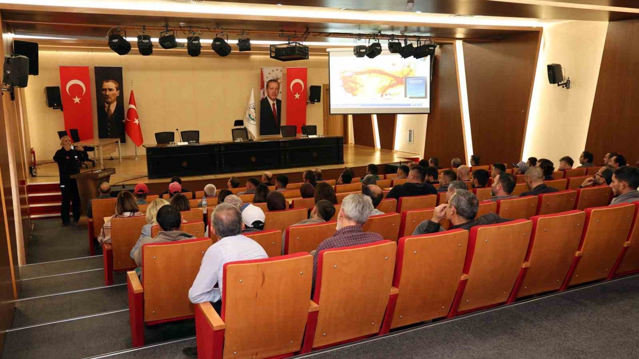 Talas personeline AFAD eğitimi
